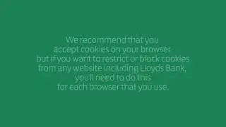 Information on Cookies - Google Chrome Browser - Lloyds Bank