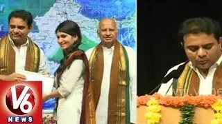 IT Minister KTR attends to 13th convocation in IIIT Hyderabad