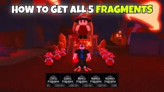 Расположение всех 5 фрагментов Crimson King в Fisch! Roblox