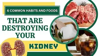 6 Common Habits and Foods That Are Destroying Your Kidneys