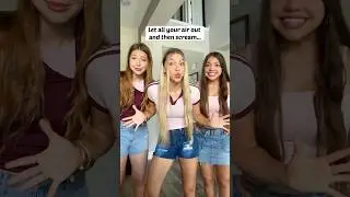 The SILENT scream&hellip; 👀😳😂 | Triple Charm #shorts