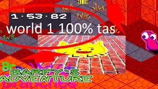 [TAS] Barfy&rsquo;s Adventure World 1 100% in 1:53.82