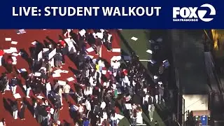 LIVE: Bay Area high school students stage walkout to protest ICE
