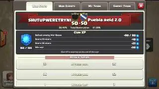 Clan war update on the tie!