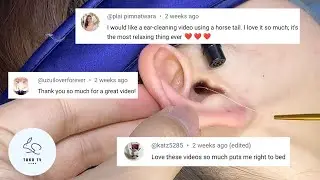 ASMR Ear Cleaning || Earwax Removal for Relaxation