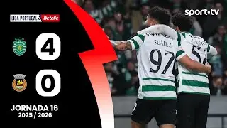Resumo: Sporting 4-0 Rio Ave - Liga Portugal Betclic | sport tv