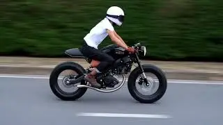 The Best Cafe Racer small engine motorcycle build!!!!👍💪