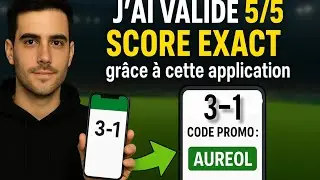 J'AI VALID&Eacute; 5/5 SCORE EXACT GR&Acirc;CE A CETTE APPLICATION DE PR&Eacute;DICTIONS SCORE