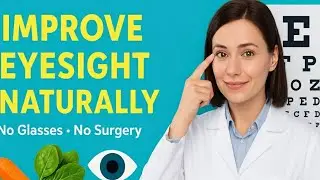 How to Improve Your Eyesight Naturally 👁️ | 10 Proven Ways to Sharpen Vision Without Glasses!👀🤓