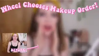 SPINNING WHEEL CHOOSES ORDER I DO MY MAKEUP IN CHALLENGE: Wheel Chooses RANDOM MAKEUP!  | CARLA TAIT
