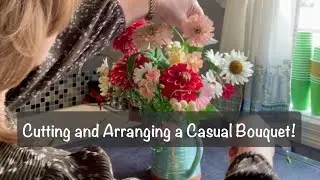Cutting a #Flower #Arrangement from your #Garden without leaving evidence of missing #blooms! Zone5a