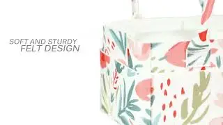 Painterly Floral Felt Storage Caddy by Sammy & Lou&reg;