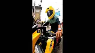 Cute girl reaction on bunny helmet 😍| police help cute girl | chapri ktm boy