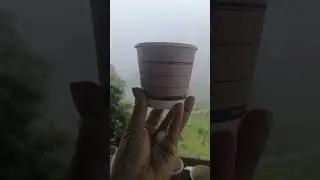 Drinking Hot Choco in balcony#heavy rain#afternoon#mountainview#trending#shorts#viral#short#asmr