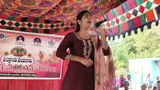 15 సంవత్సరాల పాప// గొర్ల లలిత కుమారి// గారు పాడిన రాముడు పద్యం కుశలంబే కదా