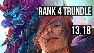 TRUNDLE vs SETT (TOP) | Rank 4 Trundle, 6/1/3, Dominating | TR Grandmaster | 13.18