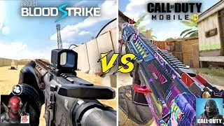 Call of Duty Mobile vs Project Bloodstrike Weapon Comparison