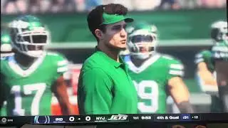 Colts vs Jets madden 25 full game 2024 NFL season week 11￼￼