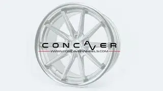 Felgi Concaver CVR8 Wheel &brvbar; Brushed Titanium + Polished SS Lip