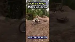 Field Logistics: Russian Army's Motorbike and Cart System