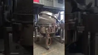 stainless steel jacketed vessel jacketed heater jacketed kettle with tilting system