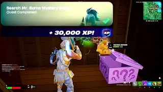 Search Mr. Burns Mystery Boxes Fortnite