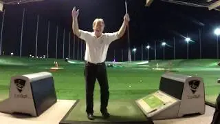 Hitting a Field Goal at Top Golf