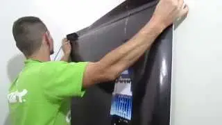 Aplicação Adesivo de Parede