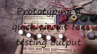 Electronic tabletop game designed with all transistor circuits. #1