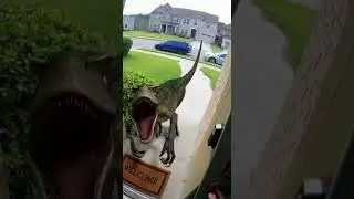 Velociraptor Rings My Doorbell?! 😳😂