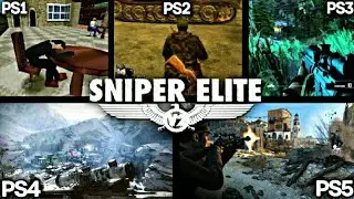 SNIPER ELITE PS1 VS PS2 VS PS3 VS PS4 VS PS5