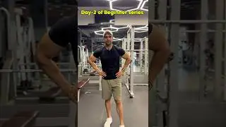 Day 2 of beginners series and today is mix upper body workout by your fitness coach ali#shorts