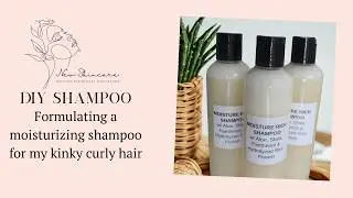 MOISTURIZING DIY SHAMPOO FOR KINKY CURLY HAIR