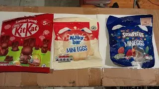 Easter Chocolates Review | KitKat Bunnies, Milky Bar And Smarties Mini Eggs