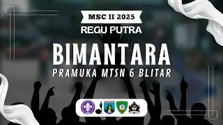 YEL SONG DANCE BIMANTARA SCOUT PRAMUKA MTsN 6 BLITAR | MAMBAST SCOUT COMPETITION 2025