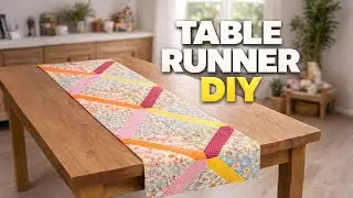 Patchwork Table Runner | Colorful Quilted Design