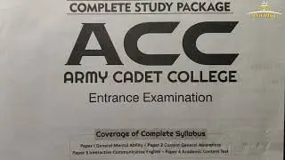 Which Book to be follow For ACC exam?🤔 Score Highest Marks✅|100% In Merit⭐|Army cadet college👮 #acc