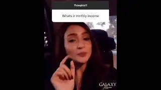 Zarnish Khan Telling Her Exact Monthly Income |Pakistani Celebrities