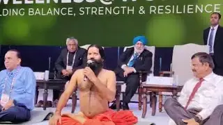 WOFA 2.O | Swami Ramdev Leads High-Energy Yoga Session | ICAI | India Expo Mart