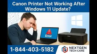 Fix Canon PIXMA TS6350 Printer Not Working After Windows 11 Update | NextGen Tech Care