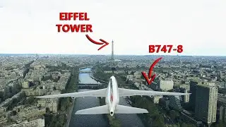 Microsoft Flight Simulator 2020  - Big Crash 1 (Eiffel Tower)