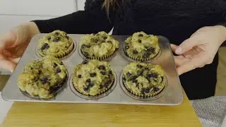 How to make healthy oil-free wild blueberry muffins | Meg Unprocessed