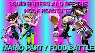 Squid Sisters and Off The Hook Reacts to Super Mario Food Party with Sonic