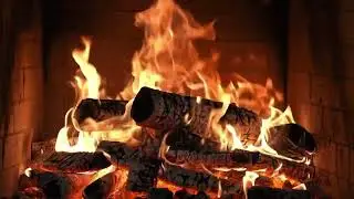 Cozy Winter Campfire | Crackling Fire & Evening Calm