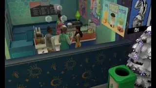 Sims 4 Bubble Tea Drink At Christmas Lock In