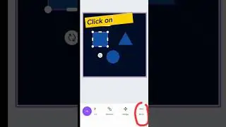 How to group elements in Canva mobile app? #canva