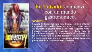 En Totsuki comienzo con un mundo gastron&oacute;mico 576-600