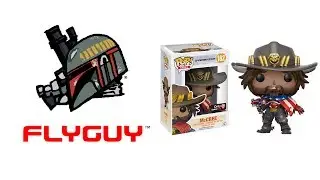 Funko POP Games: Overwatch McCree USA Gamestop Exclusive Toy Action Figure Review | By @FLYGUY