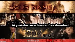TOP 10/YouTube Banner Template Photoshop|YouTube Banner Template Download|Banner Template PSD 2020