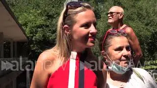 Ripresa da un giornalista perché senza mascherina, Sardone risponde con un bacio